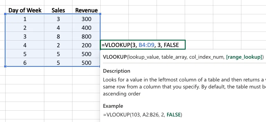 Useful Excel Formulas - VLookup